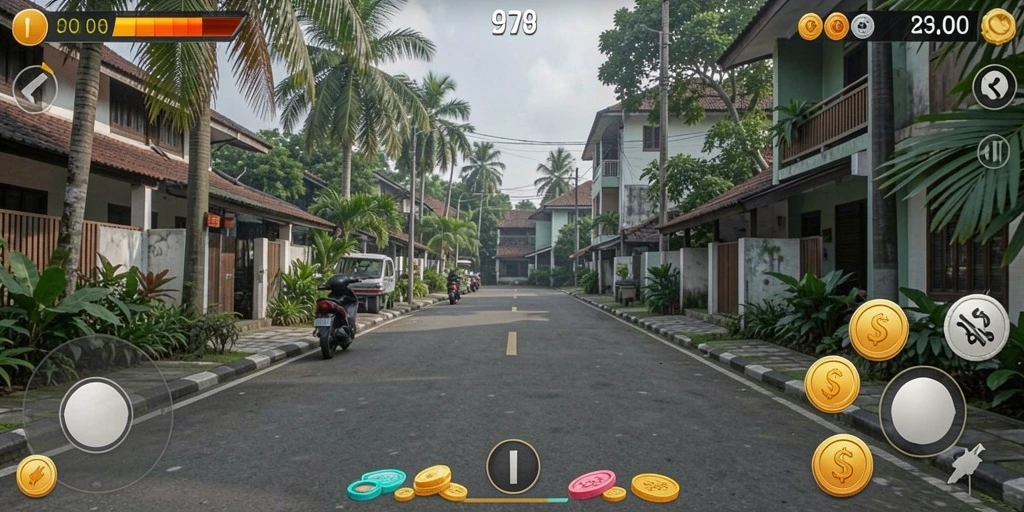 Grafis yang memukau dan efek suara yang mengesankan.