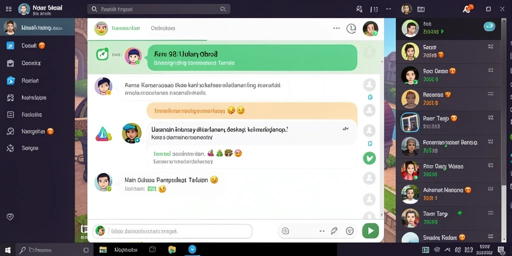 Pemandangan luar biasa dari level baru.