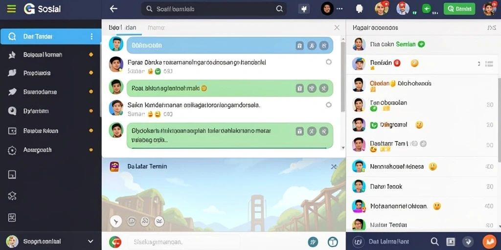 Screenshot momen seru dalam permainan.