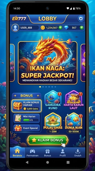 er777 — menu pengaturan